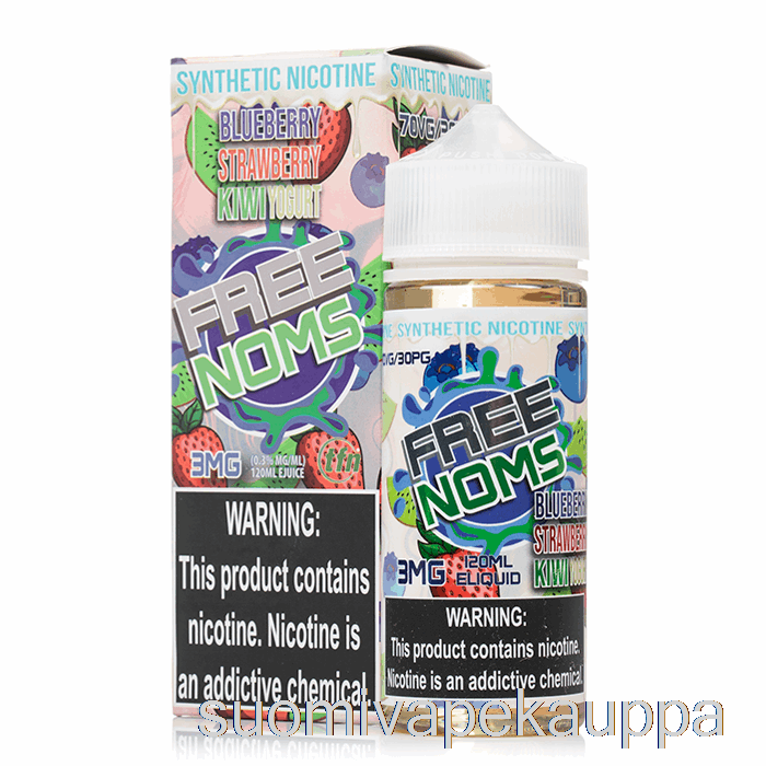 Vape Nesteet Mustikka Mansikka Kiivijogurtti - Nomenon - 120ml 0mg